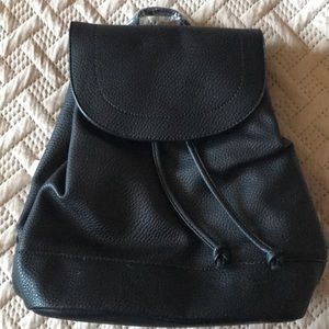 NWT Black Backpack/Pocketbook